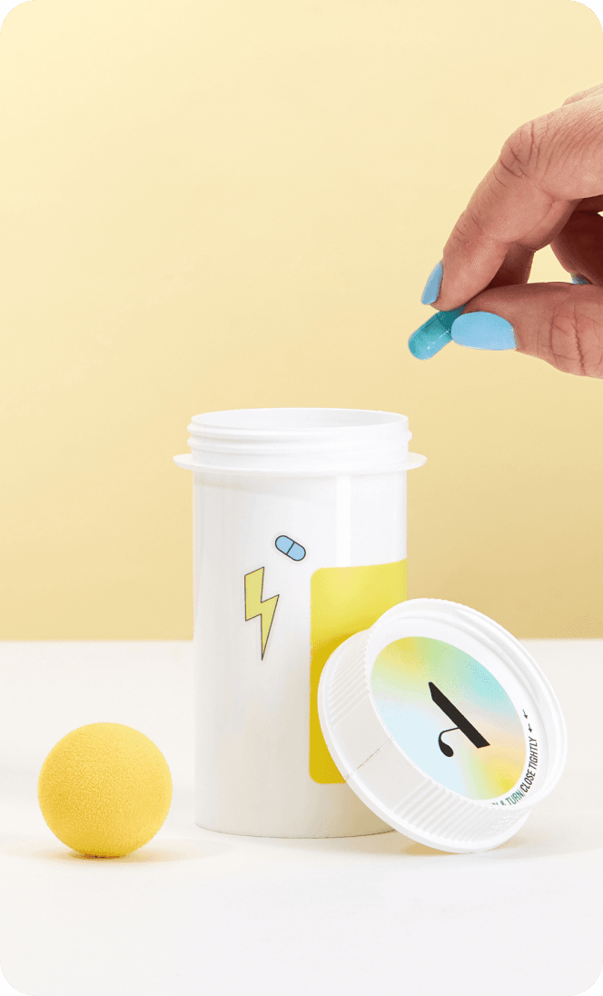 image shows oral treatment.